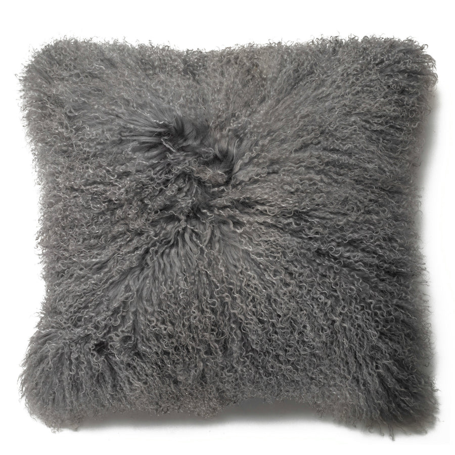Luxe Mongolian Lamb Fur Pillow Cover 20