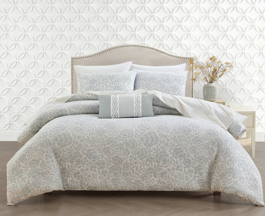 Studio 16, Toronto - Colette Cotton Matelassé Duvet Cover Set with 1/2