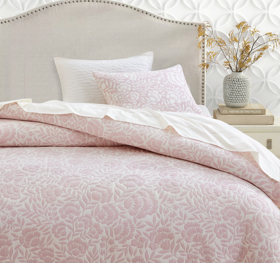 Studio 16, Toronto - Colette Cotton Matelassé Duvet Cover Set with 1/2