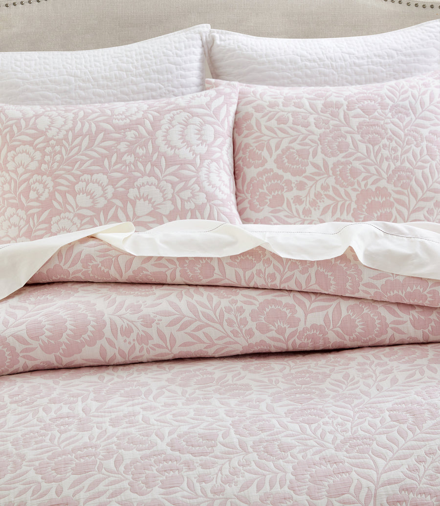 Studio 16, Toronto - Colette Cotton Matelassé Duvet Cover Set with 1/2