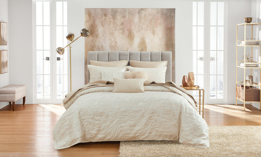 Studio 16, Toronto - Imani Lurex Jacquard 3-Piece Duvet Cover Set with Flange