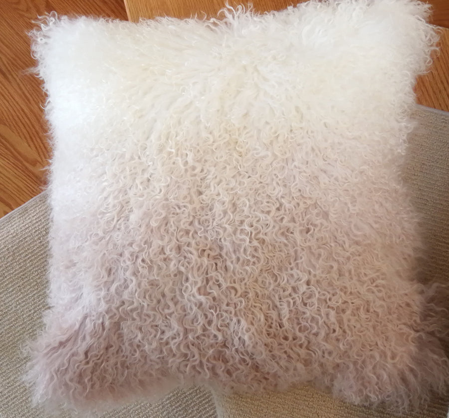 Authentic Luxurious Mongolian Fur Pillow Cover 20